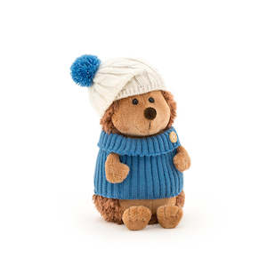 Toy: Orange Toys: Prickle the Hedgehog with white & blue hat