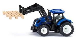 Siku 1544 - New Holland with Pallet Fork & Pallet