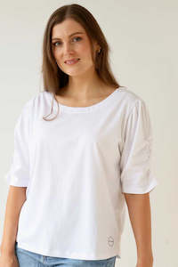 Womenswear: Gather Sleeve Top