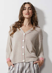 Chunky Linen Cardi