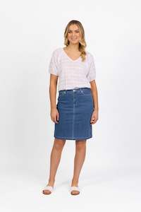 Vassalli Denim Skirt