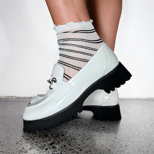 Linear Stripe Sock