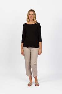 Womenswear: Vassalli Boat Neck Top 4381