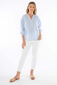 Womenswear: Jump Shirred Sleeve Shirt