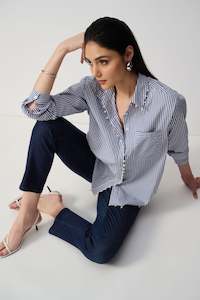 Striped Stretch Cotton Shirt