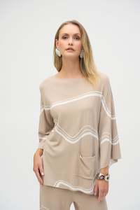 Joseph Ribkoff Abstract Pullover