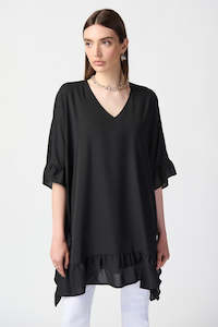 JR Ruffle Sleeve Tunic Top