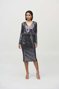 Joseph Ribkoff Sequins Sheath Dress