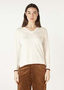 Zaket & Plover Essential V Neck Jumper