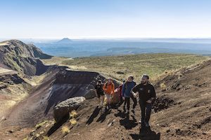 Swimming pool operation: Mt Tarawera Crater Walk & Soak Combo