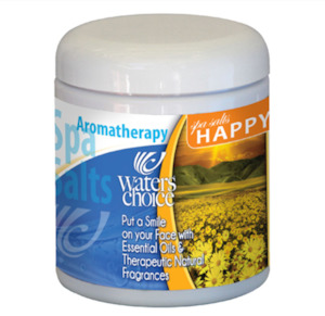 Spa Pools: Aromatherapy spa salts - Happy - (Waters Choice 570 grams)