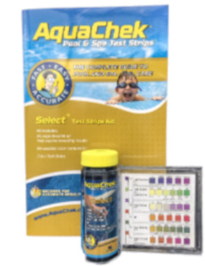 Aquachek Gold Pool & Spa 7 in 1 Test Strips with Guide Book