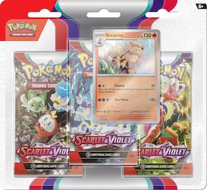 Pokemon Trading Card Game - Scarlet & Violet - Three-Booster Blister TCG