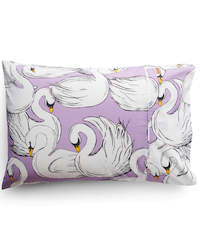 KIP&CO - SWAN LAKE SINGLE PILLOWCASE