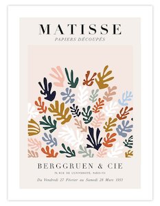 Art gallery: Matisse Papiers Decoupes La Gerbe