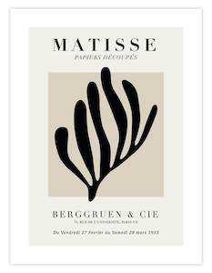 Matisse Papiers Decoupes Coral Silhouette