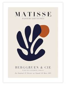 Matisse Papiers Decoupes Blue Coral