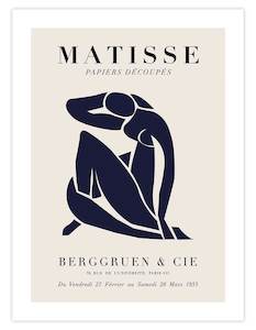 Matisse Papiers Decoupes Blue Nude II