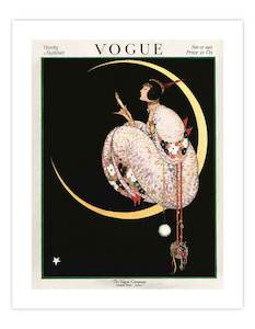 Vogue Cover 1917 Moon & Mirror