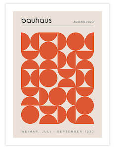 Bauhaus Ausstellung Orange Circle Study