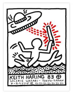 Keith Haring Galerie Watari 1983