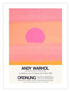 Warhol Ordnung Wohnen Sunset