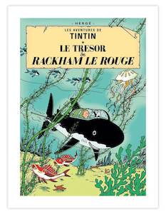 Tintin Le Trésor de Rackham le Rouge