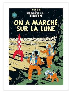 Art gallery: Tintin On A Marche Sur La Lune