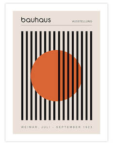 Bauhaus Ausstellung Orange Circle