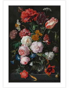 Art gallery: Still Life with Flowers in a Glass Vase