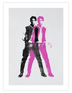 Double Han Solo Shocking Pink