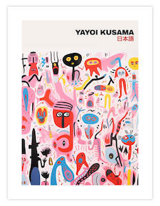 Yayoi Kusama Exhibition Poster