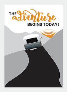 Stationery wholesaling: MM200 - The adventure begins today (pack of 6)