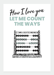 MM197 - How I love you (pack of 6)