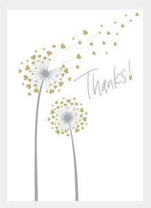 MM206 - Thanks dandelion  (pack of 6)