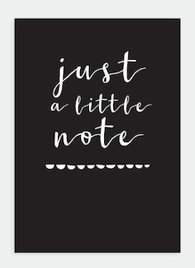 MM127 Just a little note (Pack of 6)