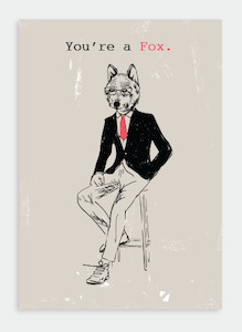 PR009 You're a Fox (Pack of 6)