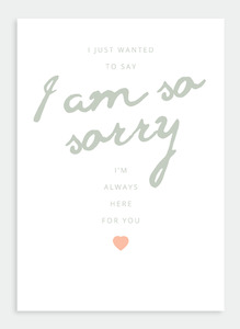 MM183 I am so sorry  (pack of 6)