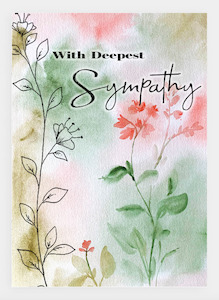 JM32 With Deepest Sympathy (pack of 6)