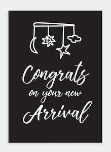 Stationery wholesaling: MM114 Congrats (Pack of 6