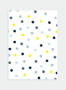 MC25 Blue & Yellow dots (Pack of 6)