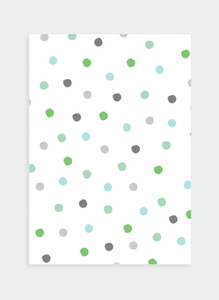 MC63 Green & Blue dots (Pack of 6)