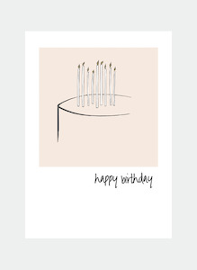 Stationery wholesaling: MC53 Happy Birthday  (Pack of 6)