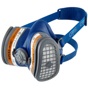 GVS ELIPSE SPRAYING RESPIRATOR WITH A1-P2 FILTERS (S/M SIZE)