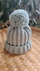 Frontpage: Pom Pom Beanie - Duck Egg