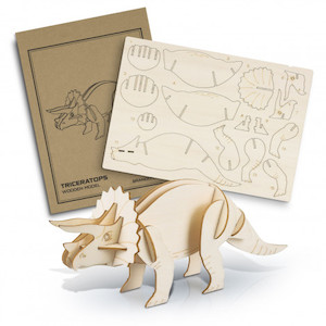 Brandcraft: BRANDCRAFT Triceratops Wooden Model