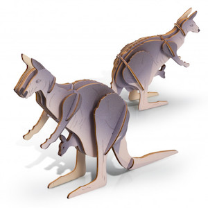 Brandcraft: BRANDCRAFT Kangaroo Wooden Model