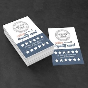 Products: Loyalty Cards/Coffee Card Setup Package