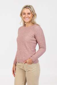 Clothing: Possum Merino Classic Cable Sweater - Native World