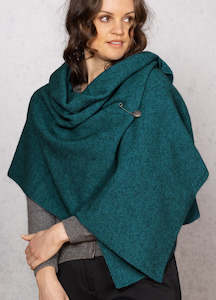 Possum Merino Moss Stitch Shawl - Noble Wilde Knitwear